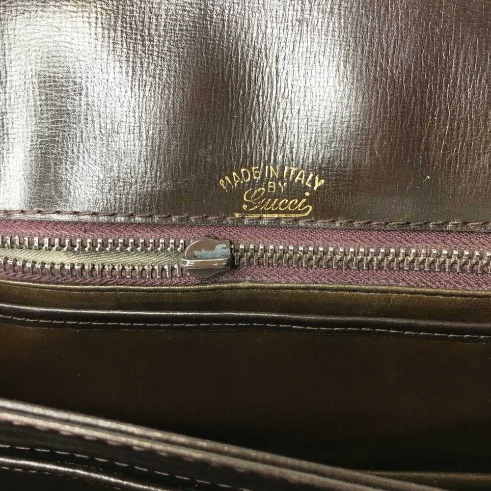 Authentic Gucci vintage brown shoulder bag - image 7