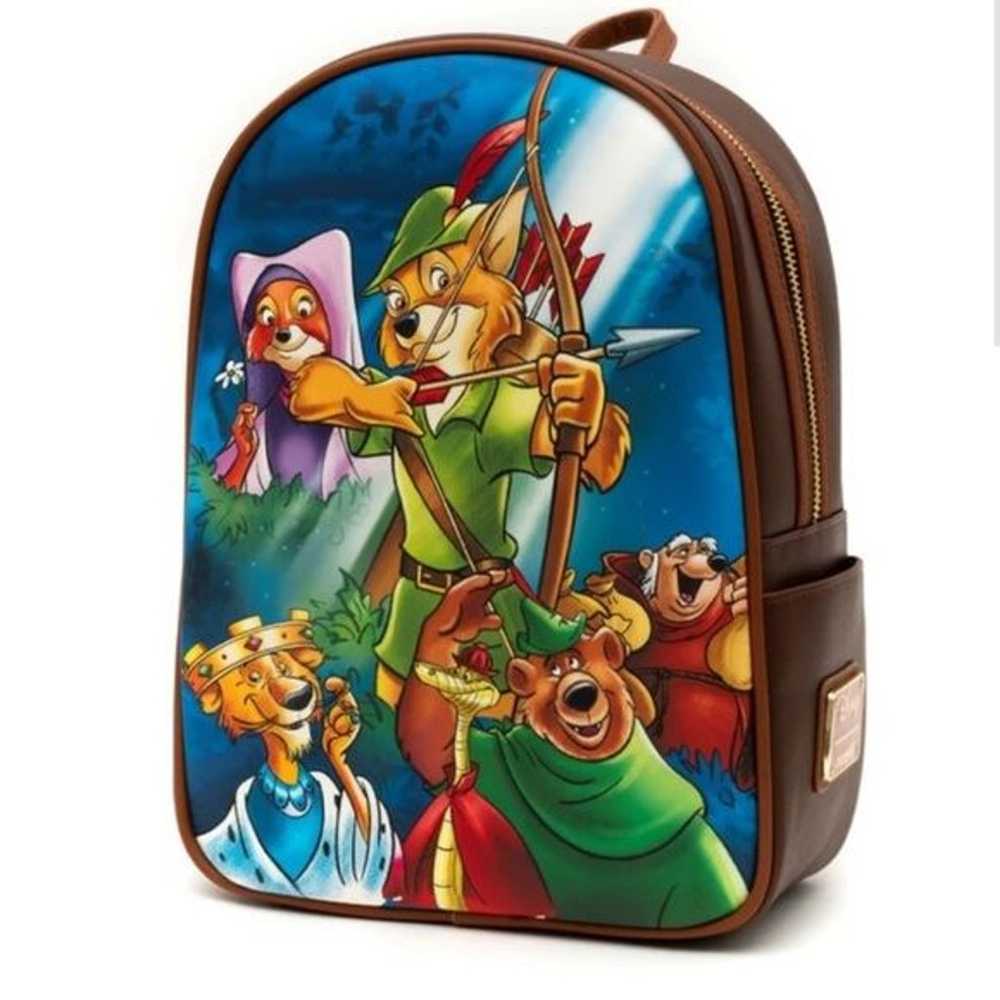 Loungefly Disney Robin Hood and characters Mini B… - image 1
