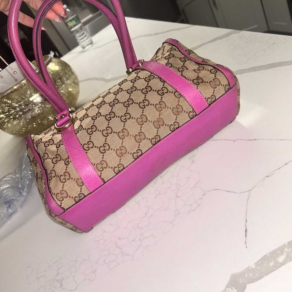 Gucci GG Brown Monogram Shoulder Bag - image 3