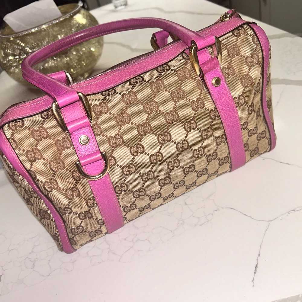 Gucci GG Brown Monogram Shoulder Bag - image 4