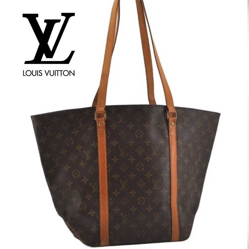 LOUIS VUITTON Monogram Sac Shopping PM Tote Bag M… - image 1