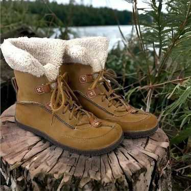 Orthaheel Emma Lace up Boot in Camel.  Women's Si… - image 1