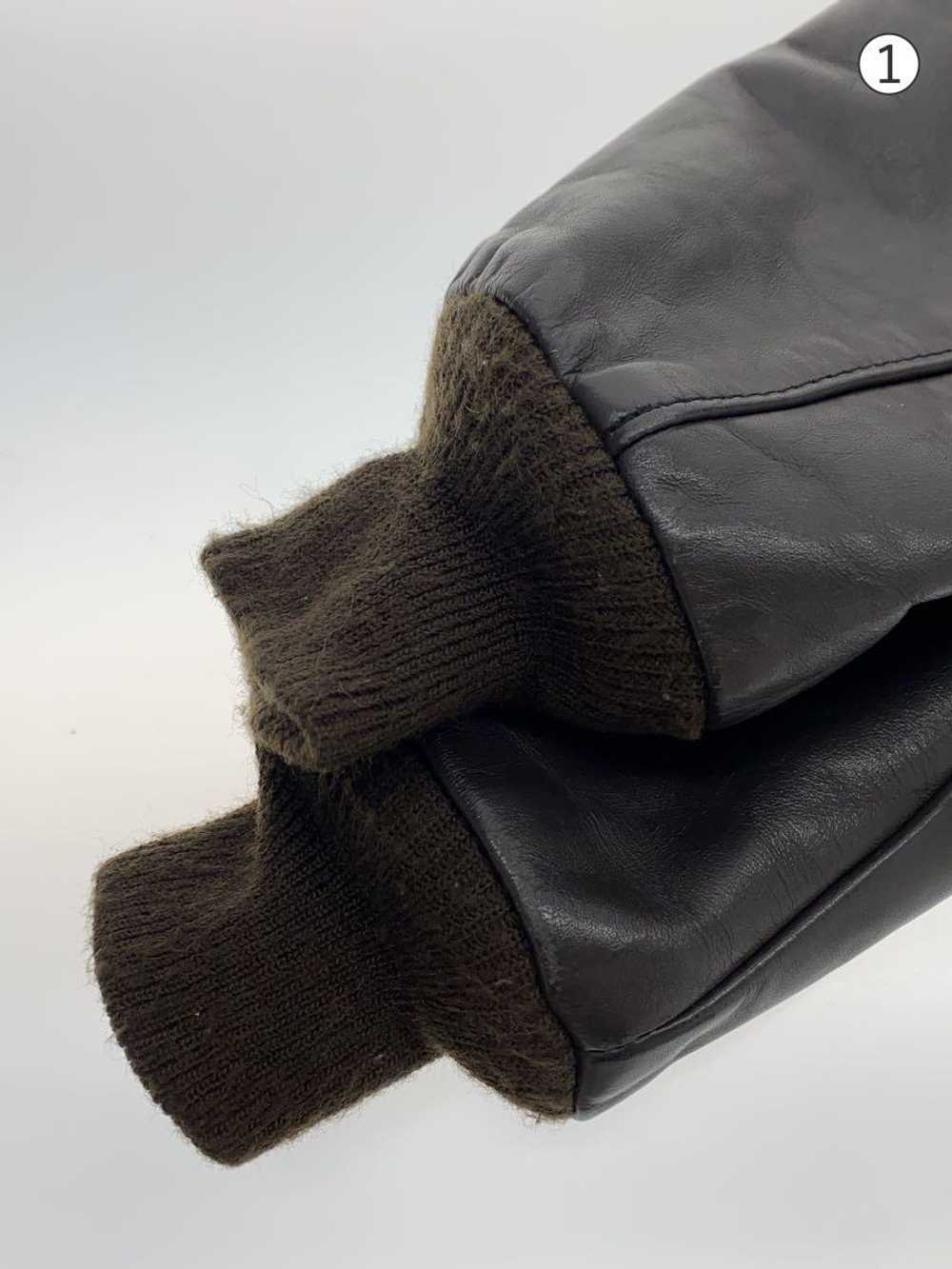 Used Schott Leather Jacket Blouson/42/Leather/Bro… - image 4