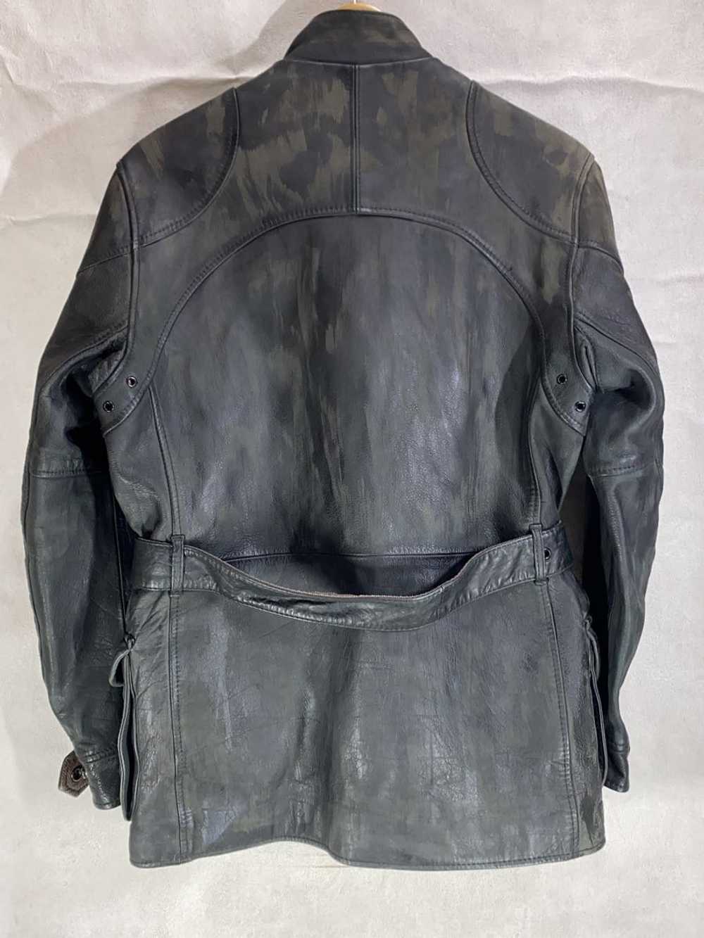 Used Schott Leather Jacket/Car Coat/M/Cowhide/Bla… - image 2
