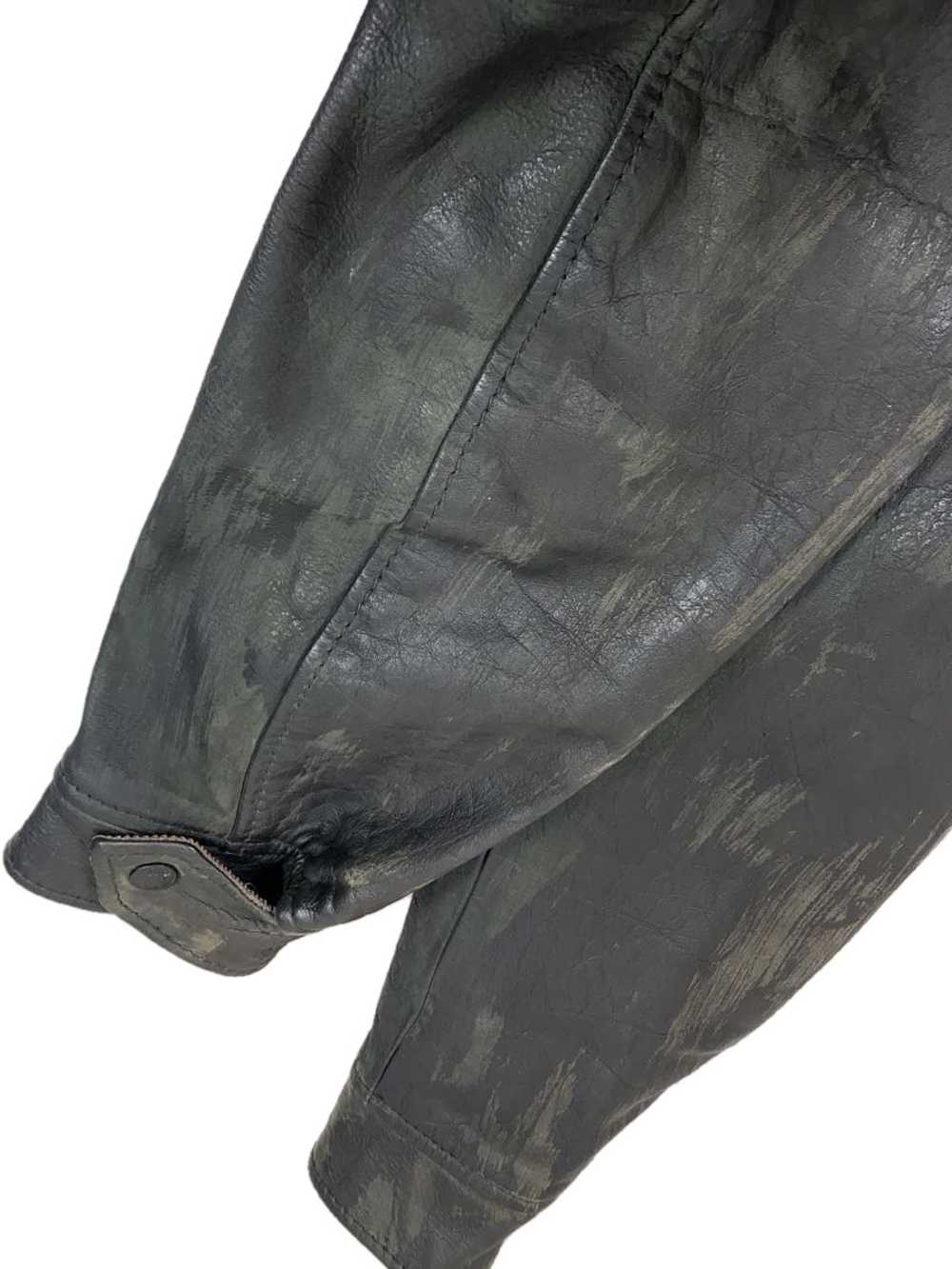 Used Schott Leather Jacket/Car Coat/M/Cowhide/Bla… - image 6