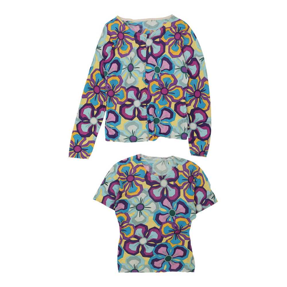 Missoni Floral Co-Ord - Large Multicoloured Silk … - image 1