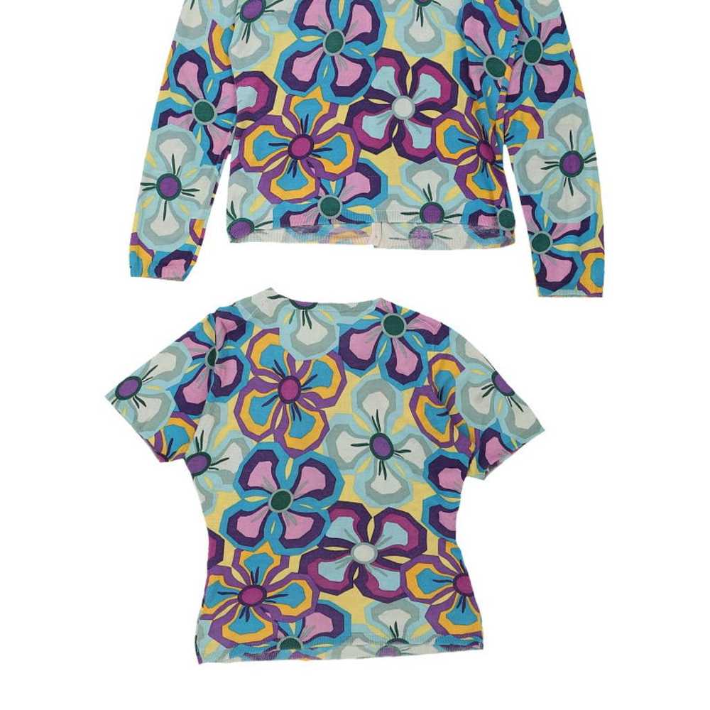 Missoni Floral Co-Ord - Large Multicoloured Silk … - image 8