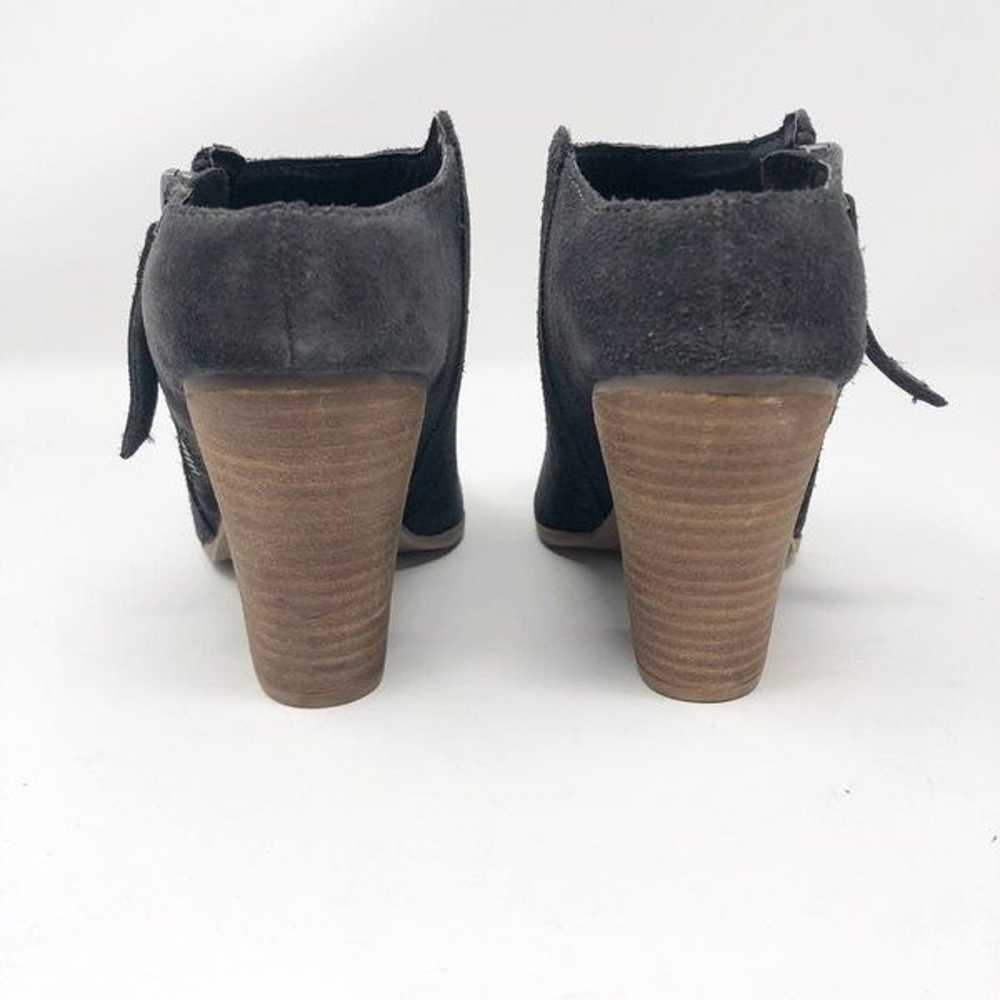 Dolce Vita Gray Leather Ankle Booties - image 5