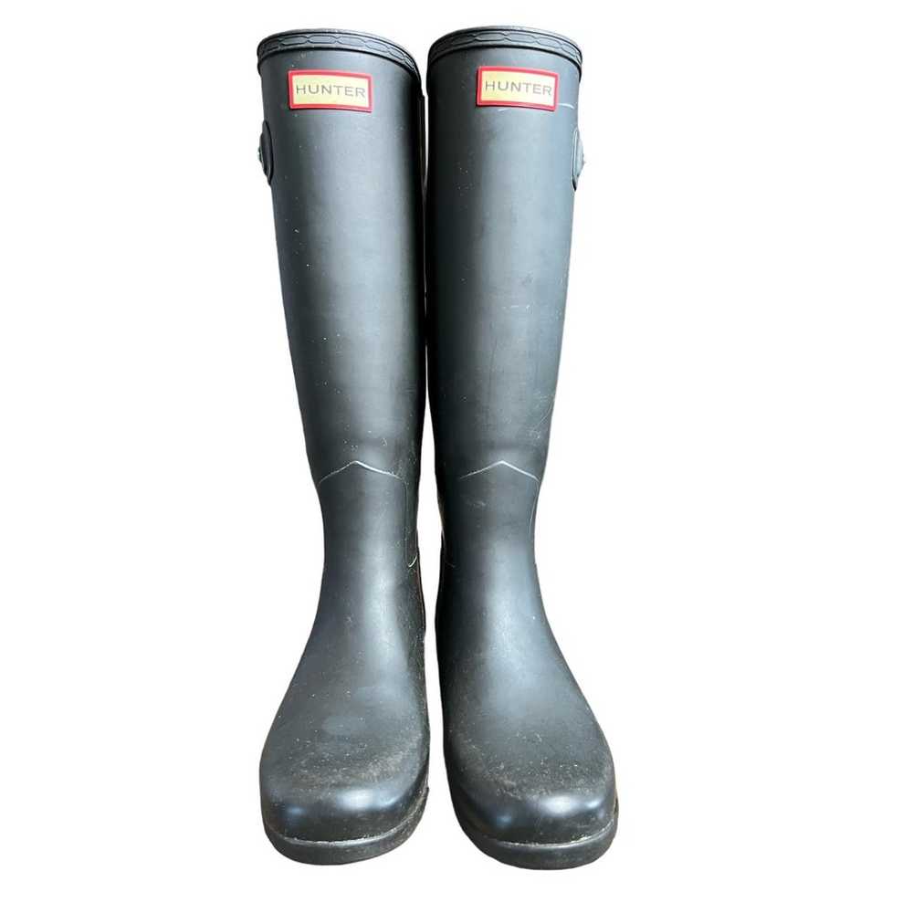 Hunter Original Women's Tall Rain Boots Black siz… - image 1
