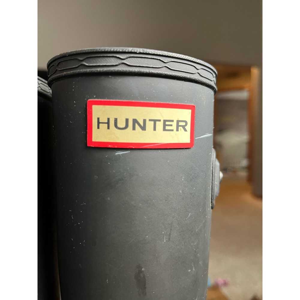 Hunter Original Women's Tall Rain Boots Black siz… - image 4