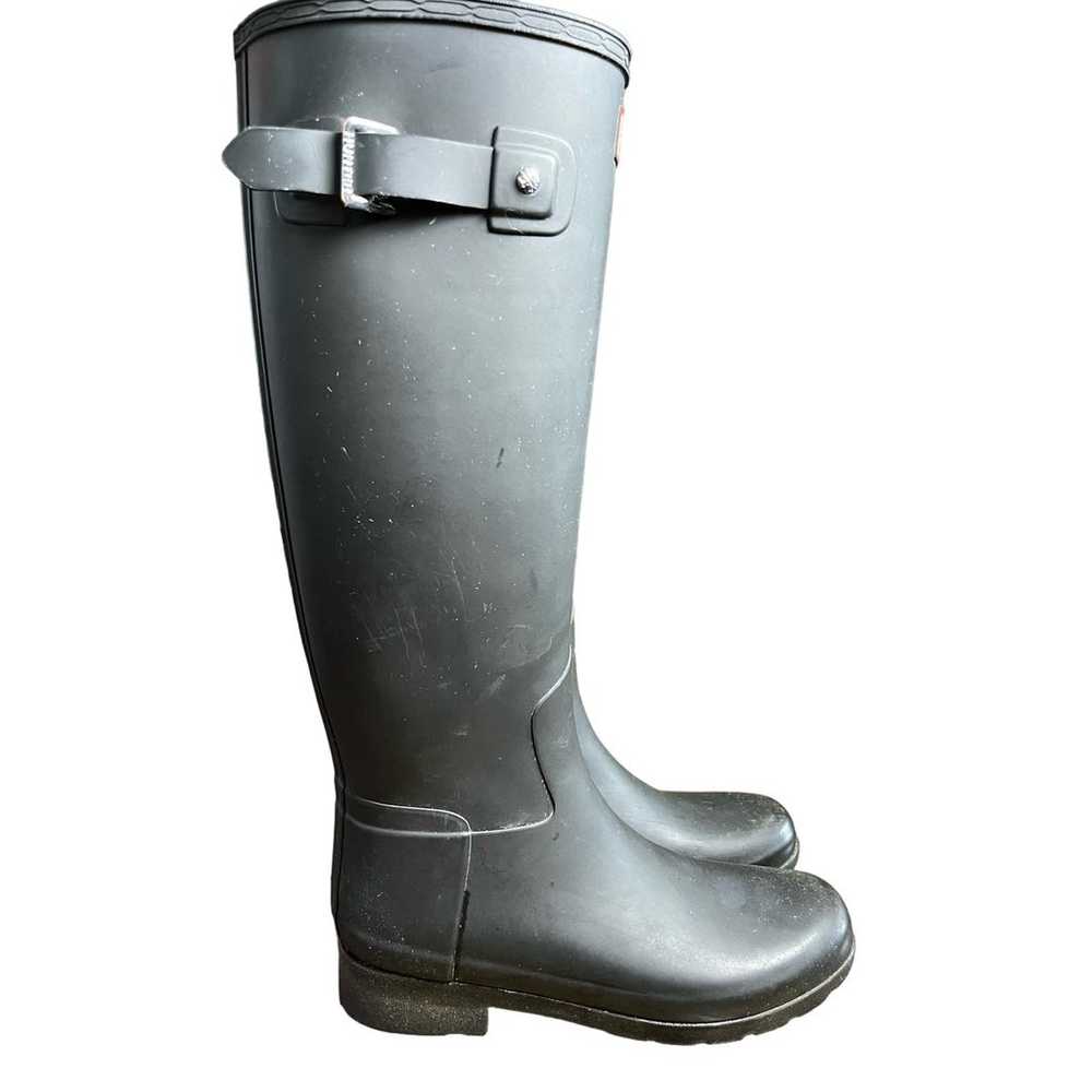 Hunter Original Women's Tall Rain Boots Black siz… - image 7