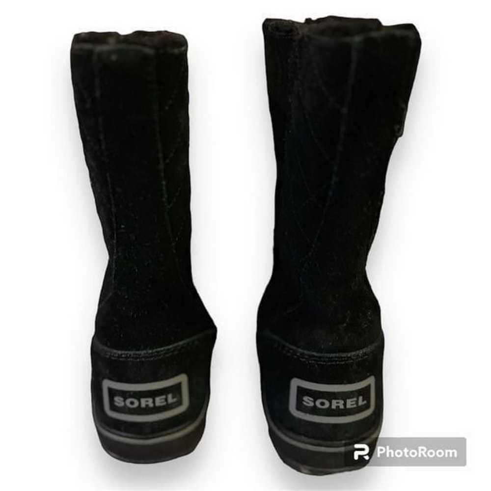7.5 black sorel snow boots - image 5