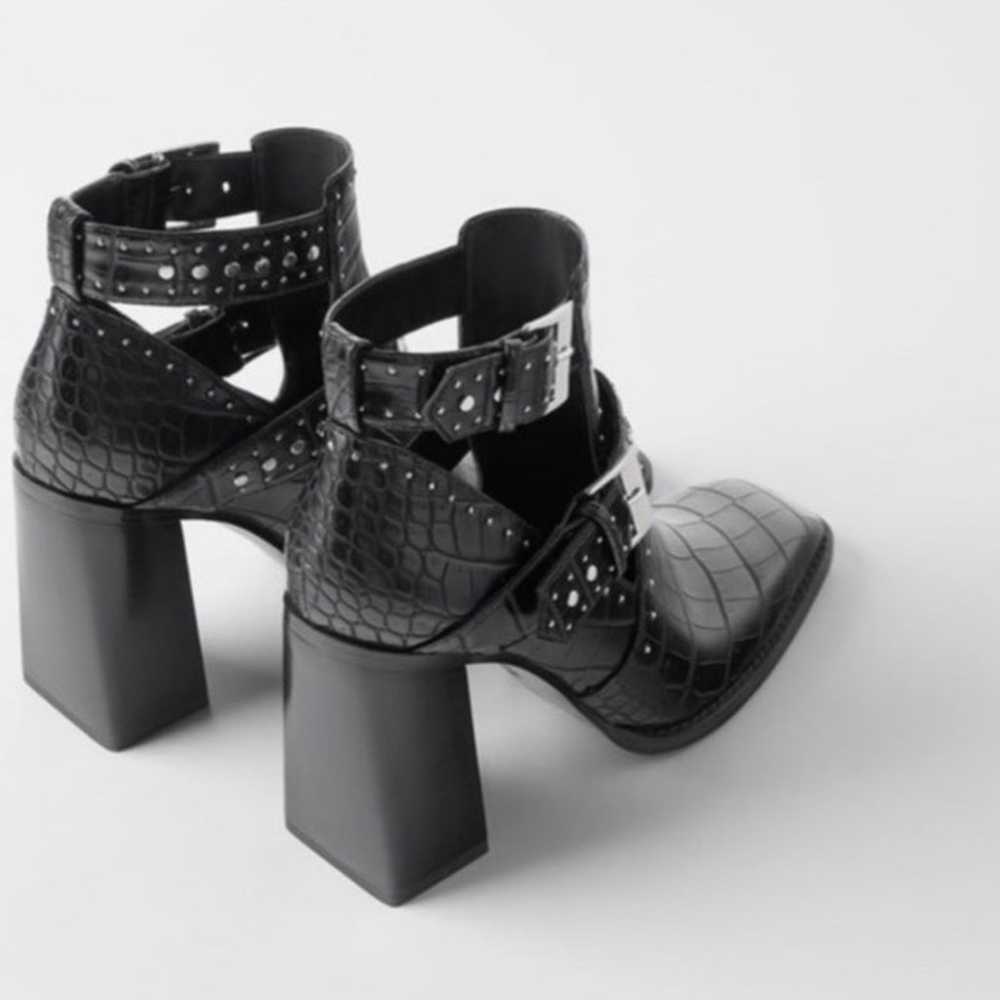 Zara Studded Block Heels - image 2