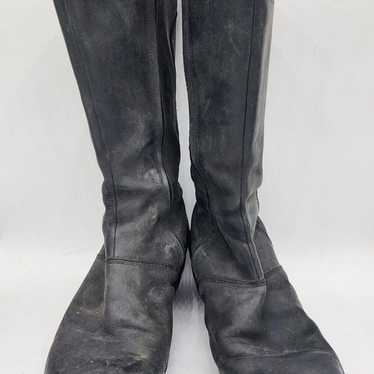 Patagonia Leather Boot Womens Size 11 Tall Biker - image 1