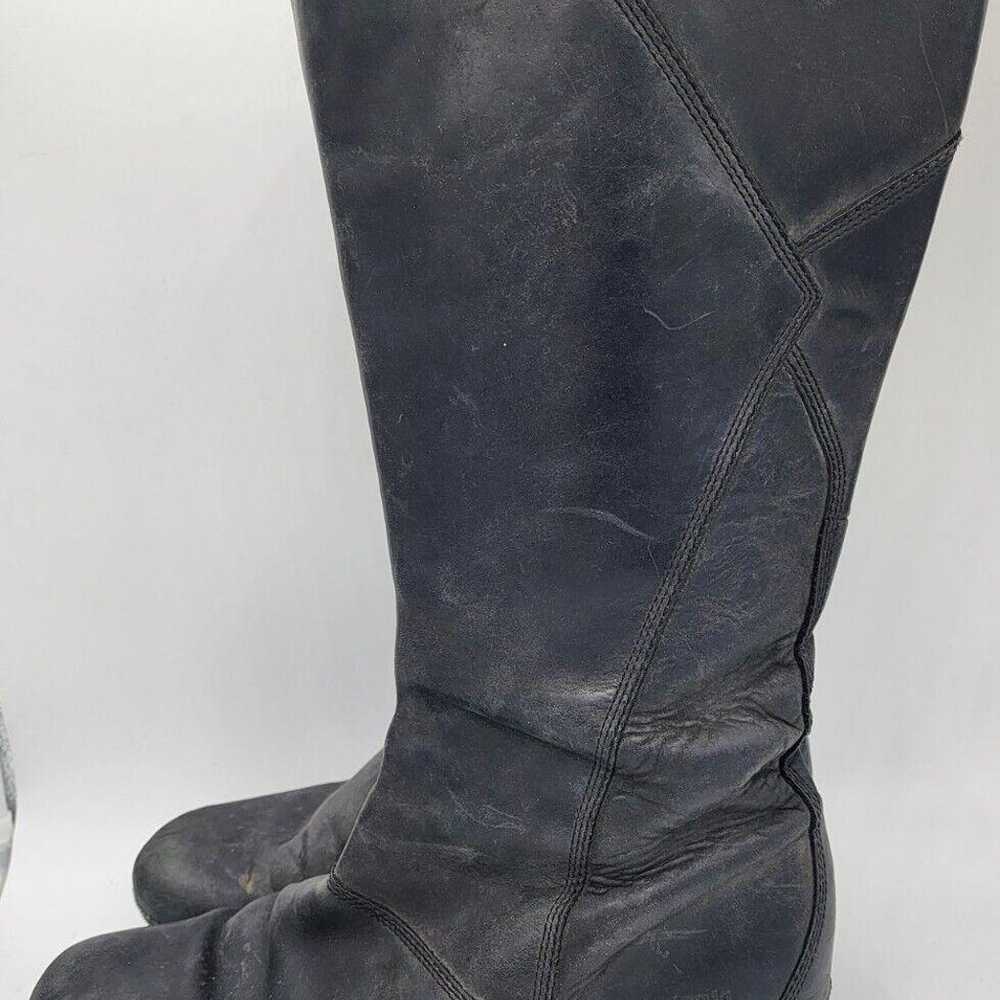 Patagonia Leather Boot Womens Size 11 Tall Biker - image 3