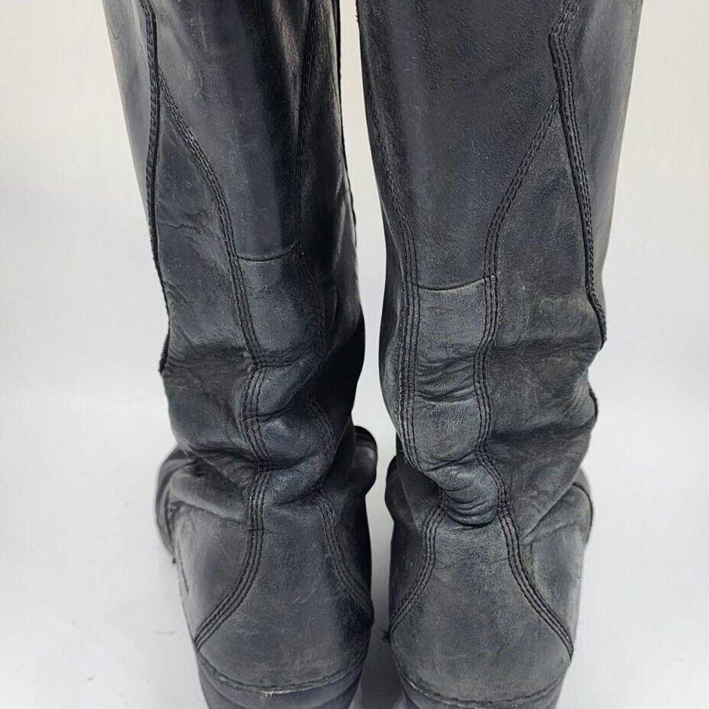 Patagonia Leather Boot Womens Size 11 Tall Biker - image 4