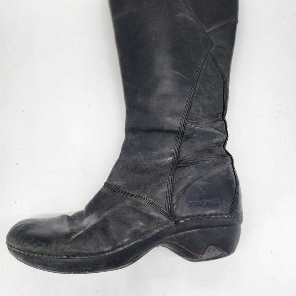 Patagonia Leather Boot Womens Size 11 Tall Biker - image 6