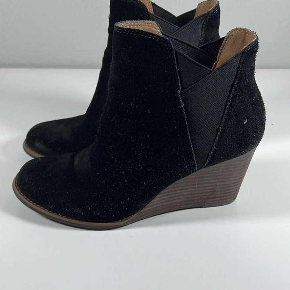 Lucky Brand Women's Youse Leather Wedge Chelsea B… - image 3