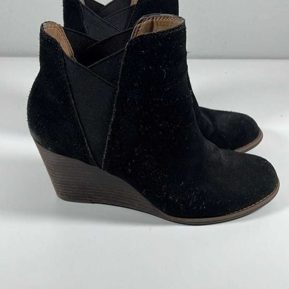 Lucky Brand Women's Youse Leather Wedge Chelsea B… - image 4
