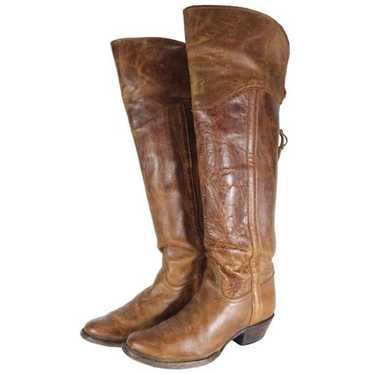Charlie1 Horse Women's 17" US8,5B Brown Leather Ba
