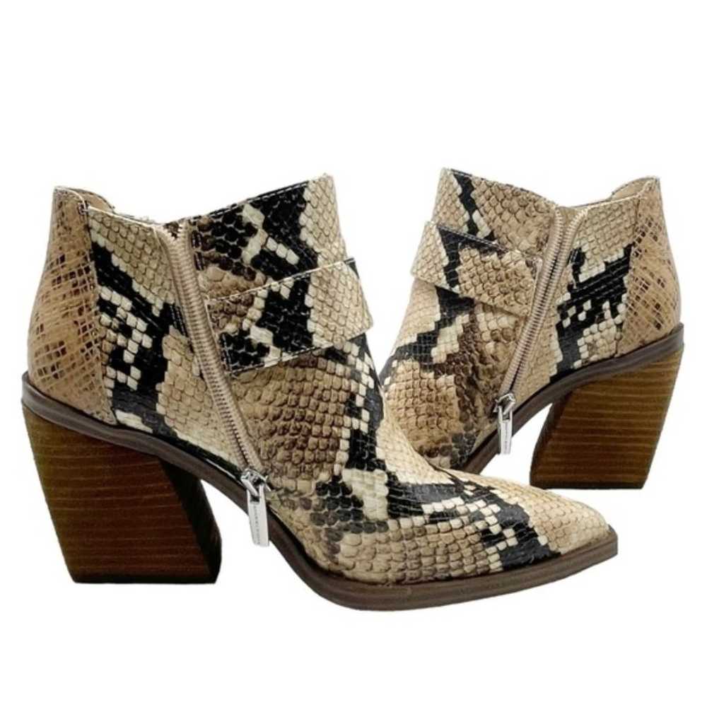 Vince Camuto Leather Desert Snake Pointed Toe Wes… - image 10