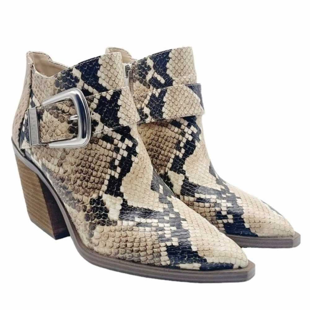 Vince Camuto Leather Desert Snake Pointed Toe Wes… - image 7