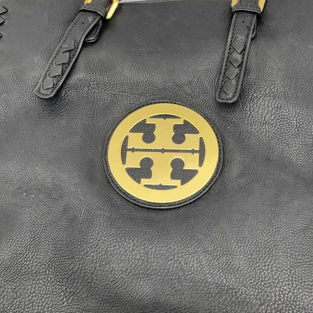 Tory Burch Womens Black Gold Leather Adjustable S… - image 5