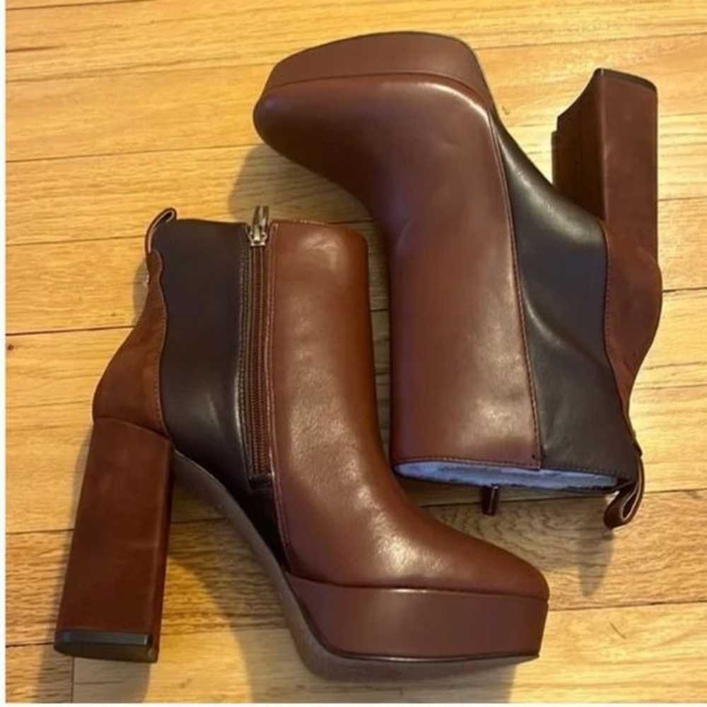New Vince Camuto Gripaula Leather Platform Bootie… - image 1