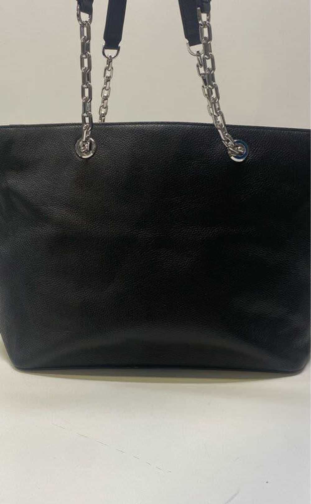 Michael Kors Pebble Leather Chain Shoulder Bag Bl… - image 2