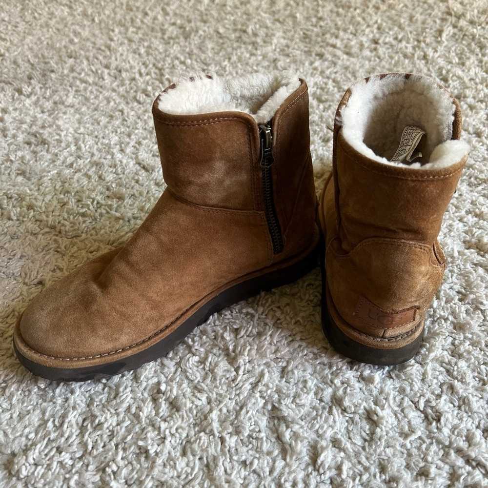 UGG Australia Brown Leather Boots - image 3