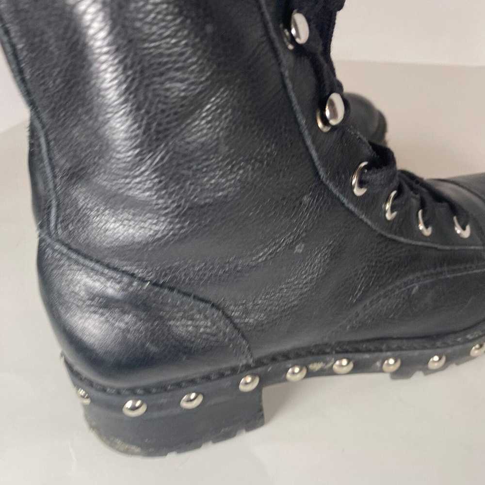 Schutz Andrea Studded Boots Combat Womens 10 Soft… - image 6