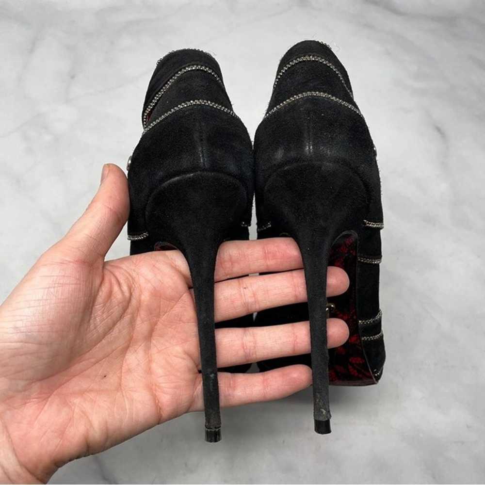 Cesare Paciotti Pointed Toe Zipper Stiletto Ankle… - image 5