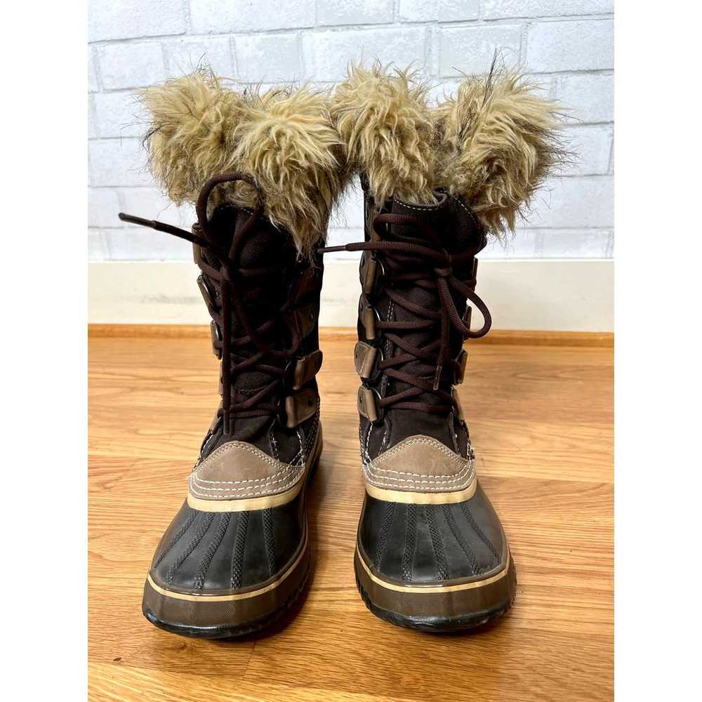 Sorel 8 Joan of Arctic Tall Winter Snow Boots Fur… - image 2