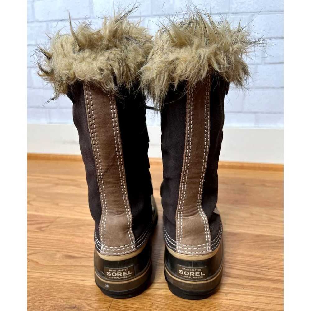 Sorel 8 Joan of Arctic Tall Winter Snow Boots Fur… - image 3