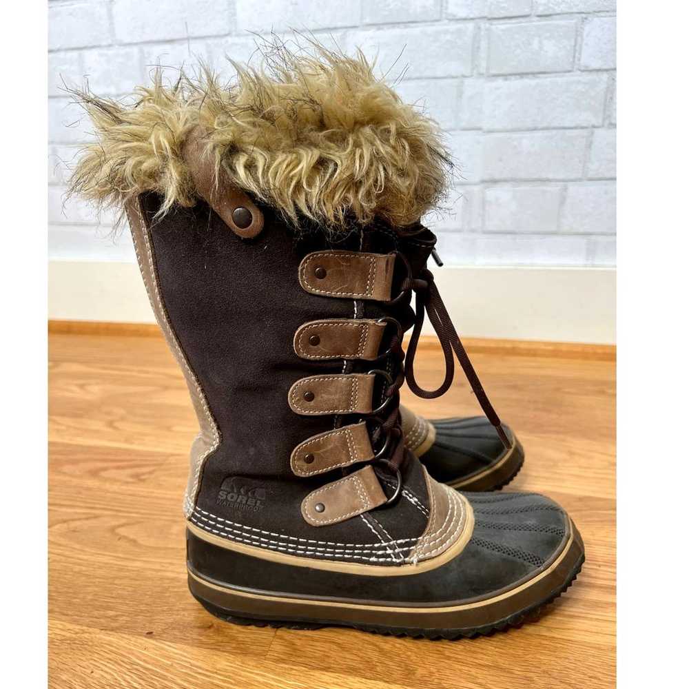 Sorel 8 Joan of Arctic Tall Winter Snow Boots Fur… - image 4