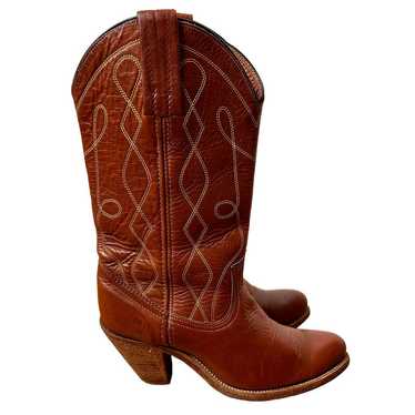 FRYE Vintage 1970s Womans 6.5 Leather Western Boot