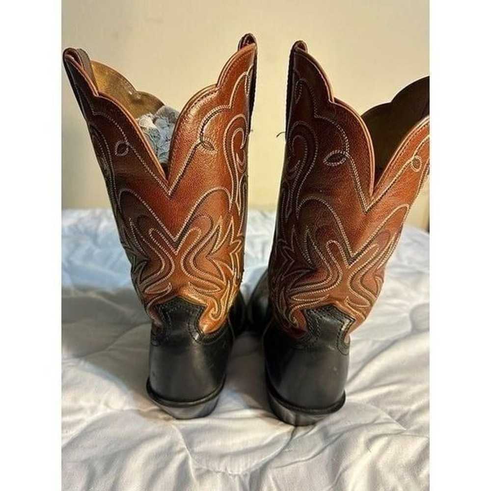 Ariat Cowgirl Brown  Leather Boots Size 7 B - image 3