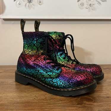 Dr. Martens Croc-Embossed Leather 1460 Pascal Boo… - image 1