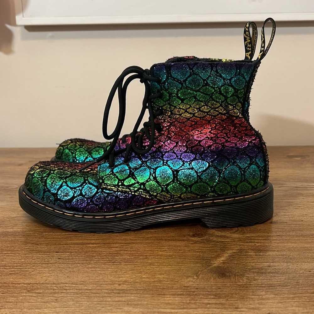 Dr. Martens Croc-Embossed Leather 1460 Pascal Boo… - image 3