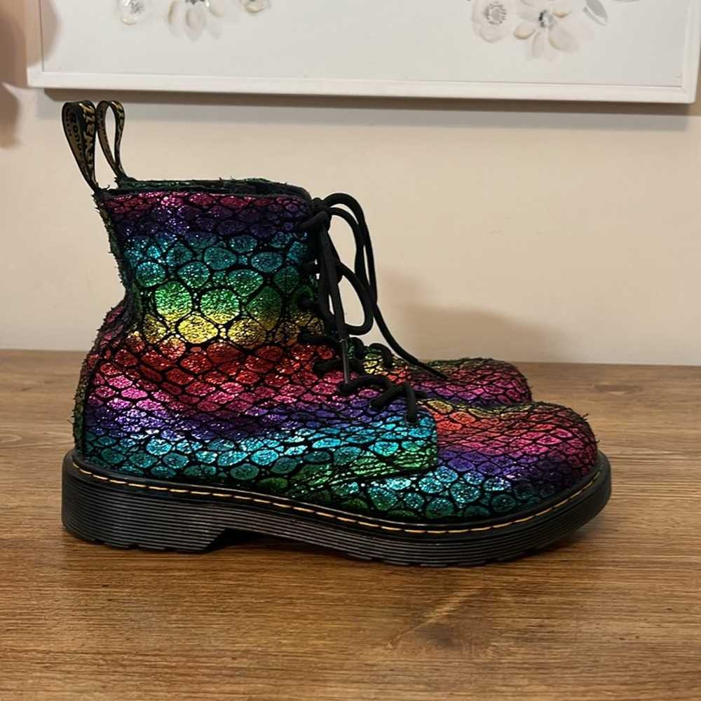 Dr. Martens Croc-Embossed Leather 1460 Pascal Boo… - image 5