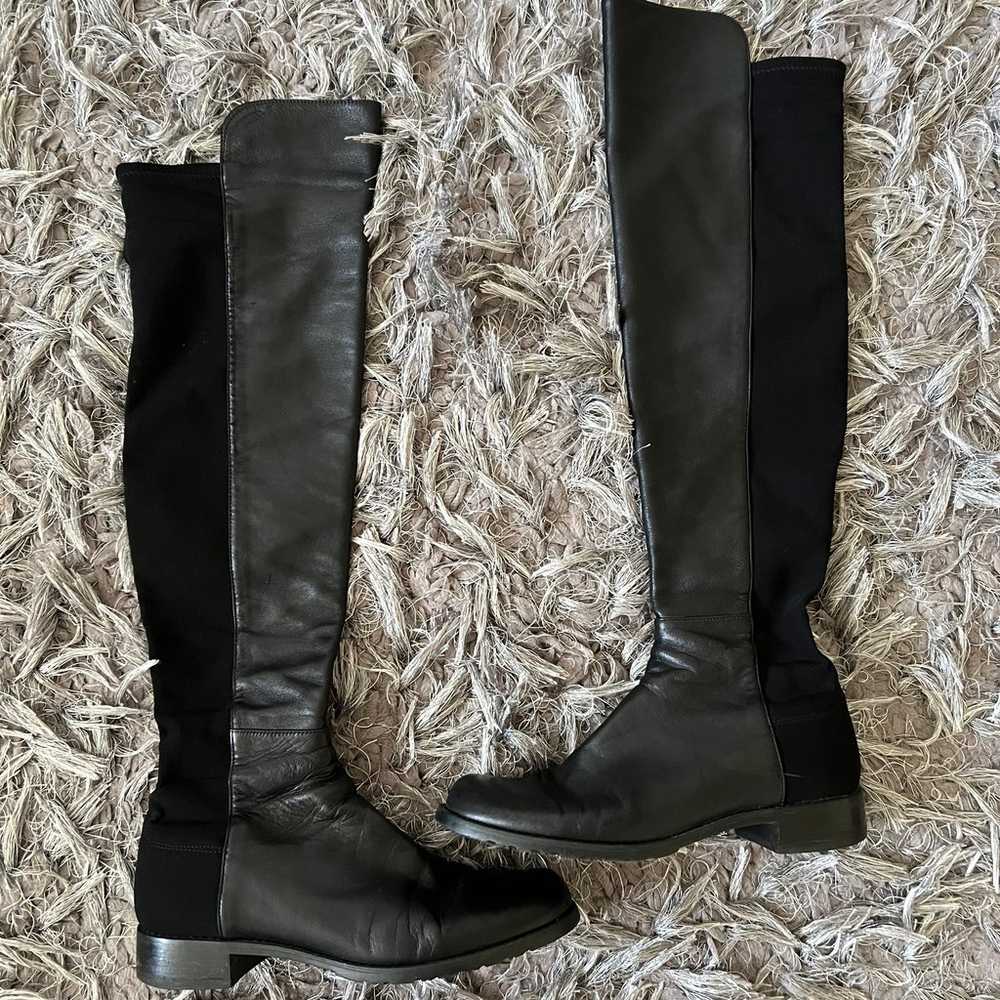 stuart weitzman the 5050 over the knee boots blac… - image 3