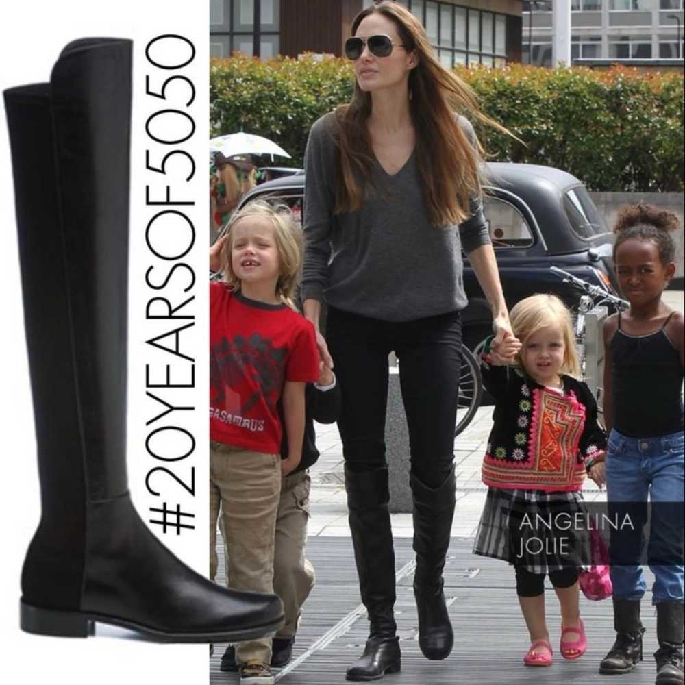 stuart weitzman the 5050 over the knee boots blac… - image 9
