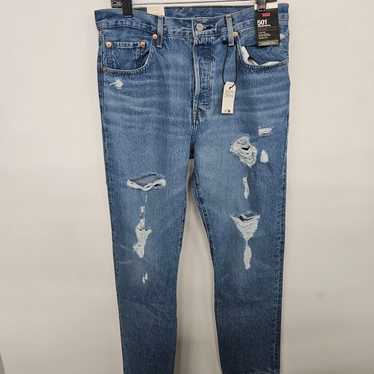 Levi's 501 Original Fit Button Fly Blue Jeans - image 1