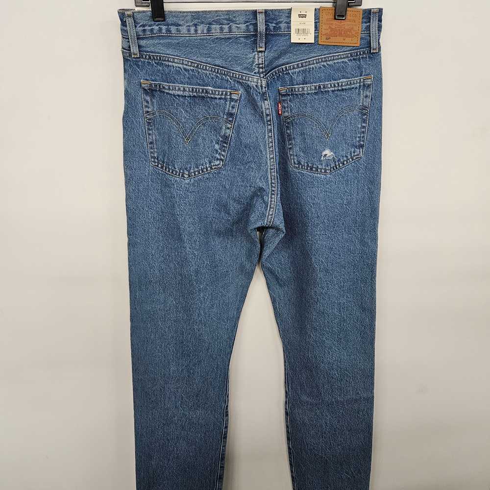 Levi's 501 Original Fit Button Fly Blue Jeans - image 2