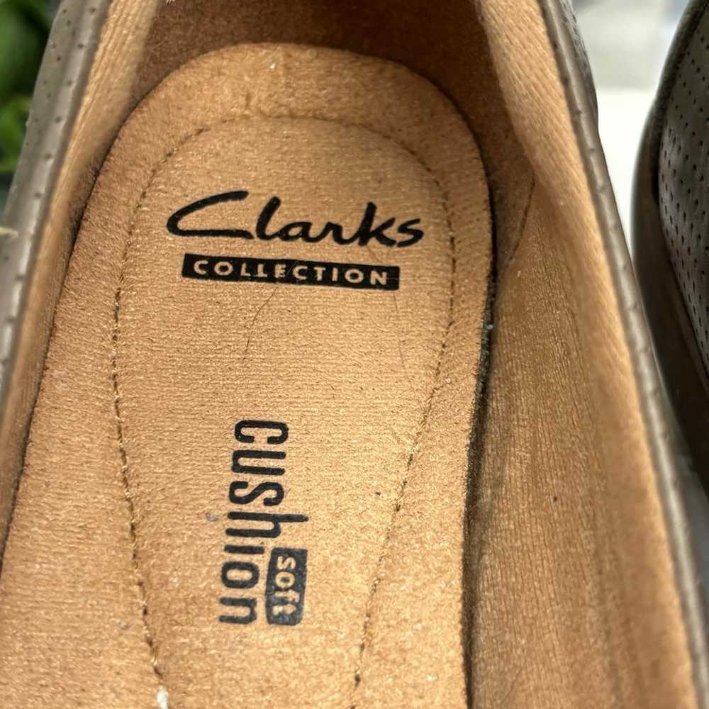 Clarks Women’s Size 6 Leather Ankle Strap Shoes S… - image 8