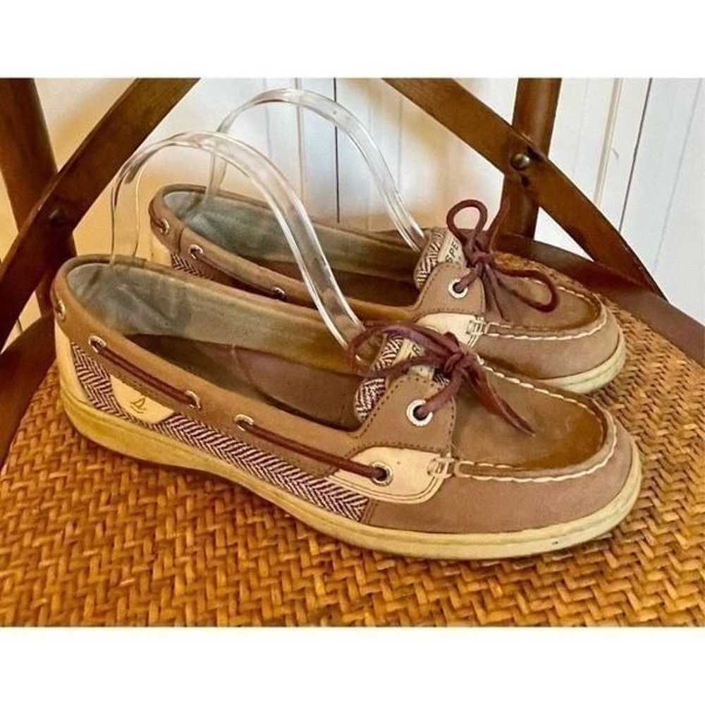 Sperry topsider purple boat shoes size 9 - image 3