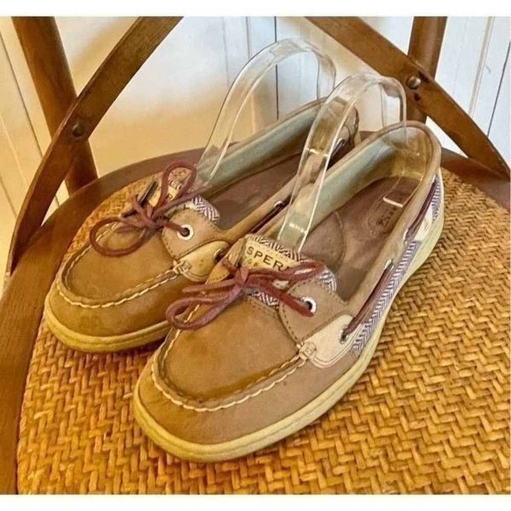 Sperry topsider purple boat shoes size 9 - image 7