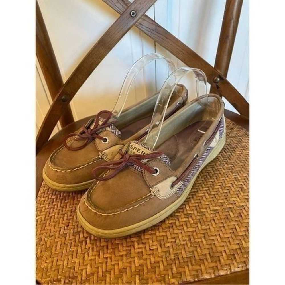 Sperry topsider purple boat shoes size 9 - image 8
