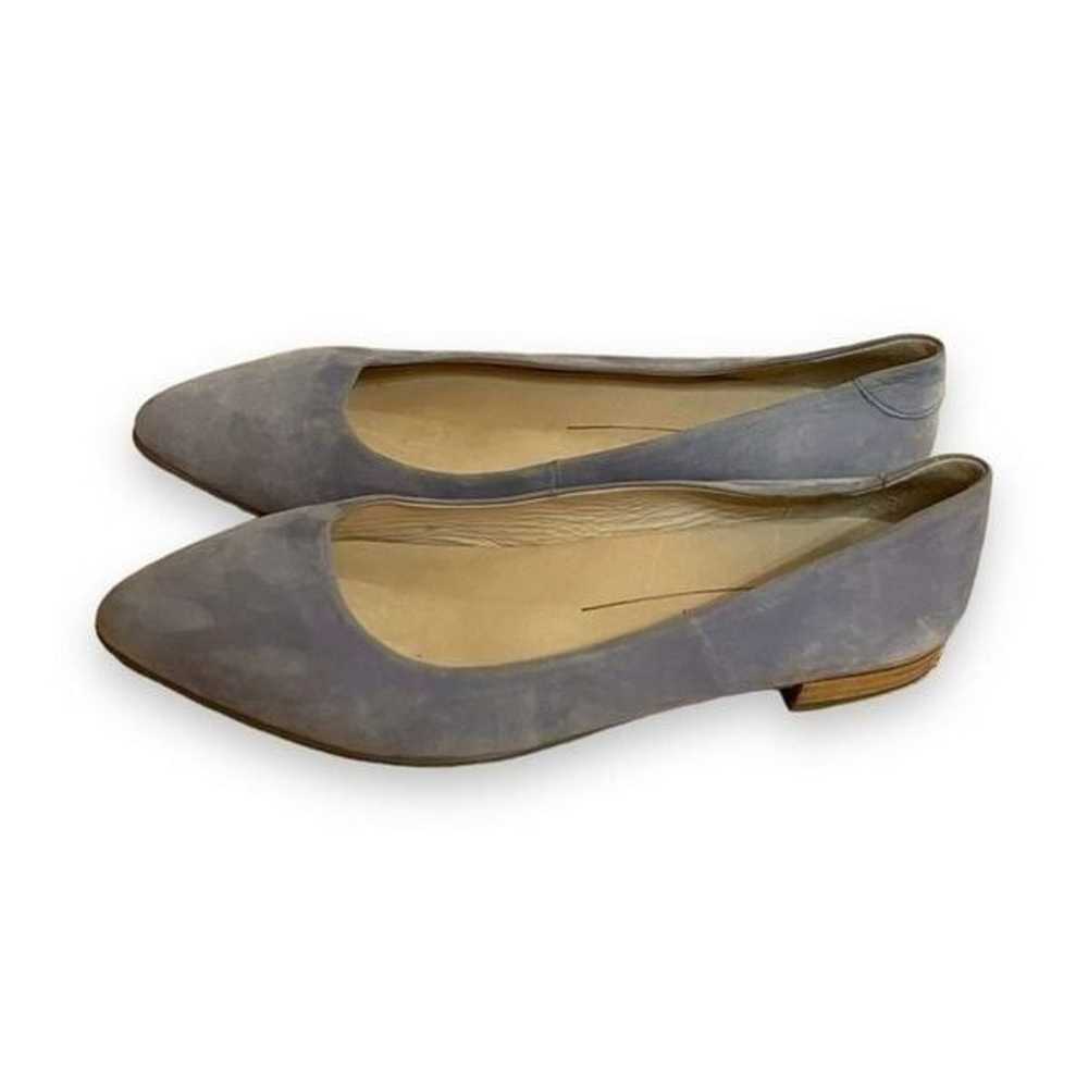 ECCO Shape Pointy Ballerina Blue Nubuck Leather F… - image 5