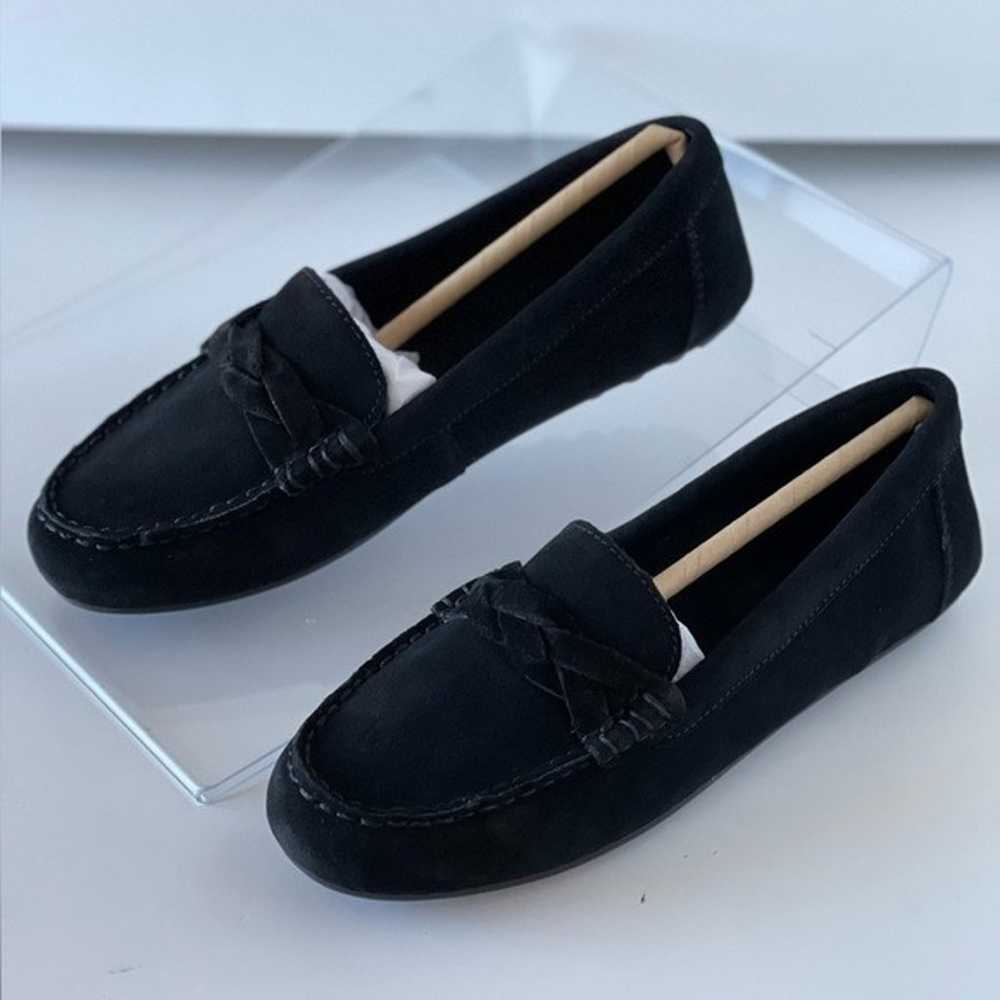 Vionic Women's Black Suede Loafer Flats Slip On C… - image 4
